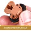 Pack-2 Automotive 7443 Brake Light Bulb Holder, Socket Pigtail Harness Connector, Waterproof ulation Plastic Female Adapter, for 7443/T20 Bulb