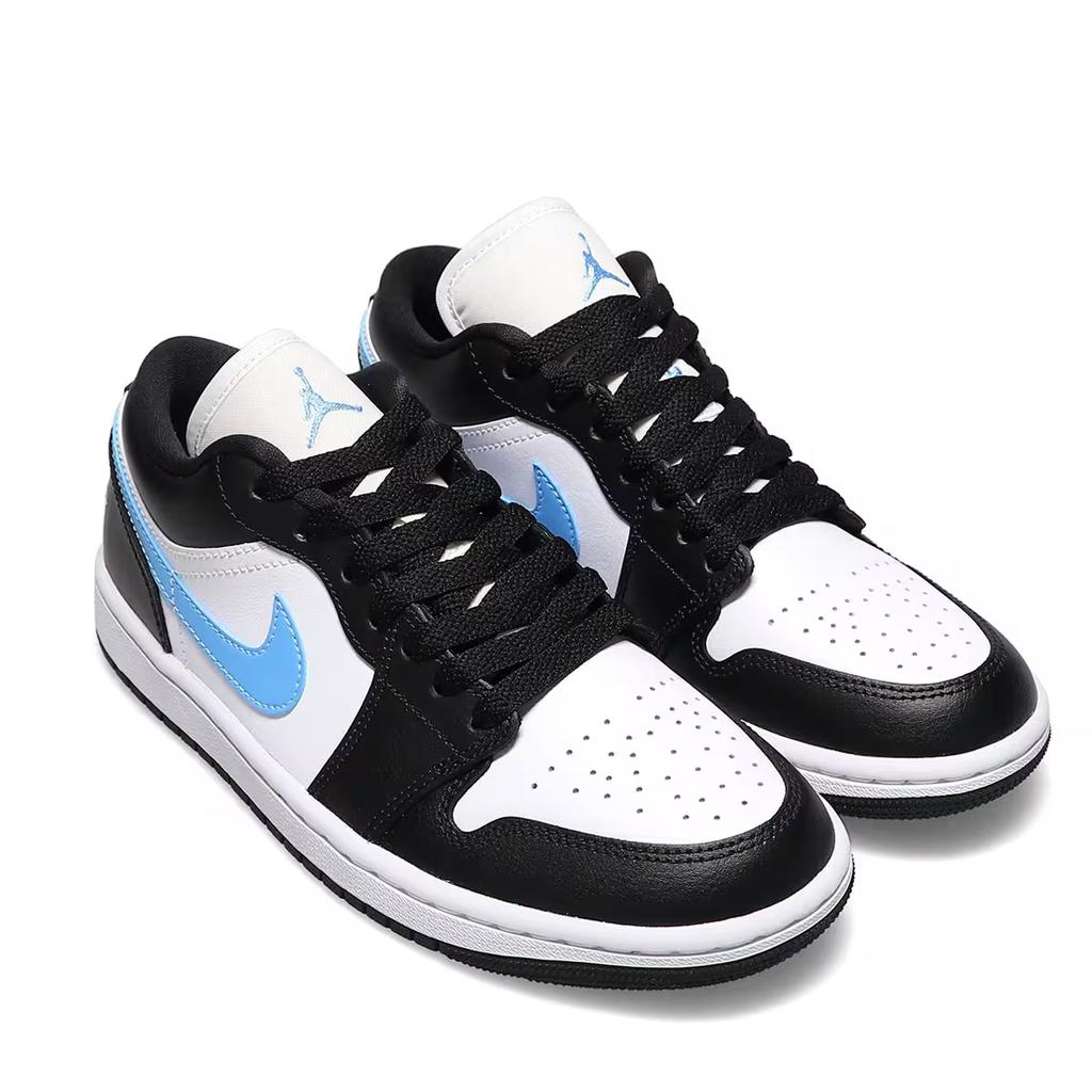 DC0774-041 Nike Air Jordan 1 Low "Black/University Blue" (Women's)