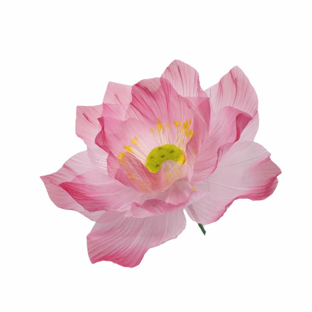 40/60cm Simulation Lotus Giant Buddha Water Lily Artificial Flower Lotus Leaf Lotus Pond Decoration Wedding Decoration