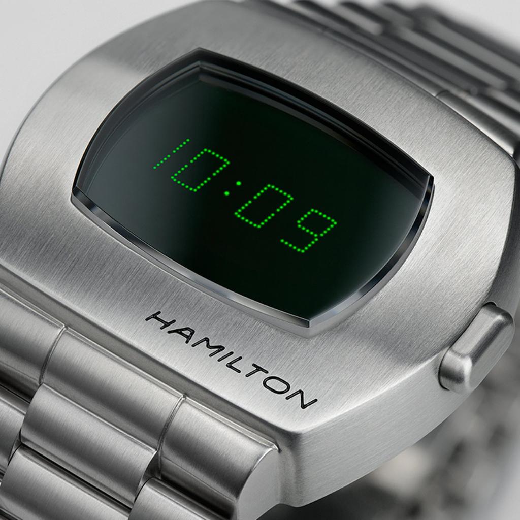 Hamilton H52414131 American Classic PSR Digital Quartz 40.8mm X 41.7mm Silver Men's Watch