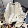 Unisex Thickened Loose Sweatshirt: 2024 Trendy European/American Oversized Autumn/Winter Outerwear
