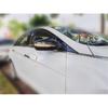 Carbon Fiber Style Ox Horn Rear View Mirror Cover Trim For Hyundai Sonata 11-14