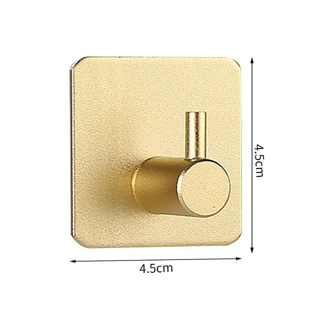 Self Adhesive Wall Hooks Door Key Holder Clothes Coat Hanger Bathroom Towel Holder Kitchen Storage Rack Shelf Bag Organizer