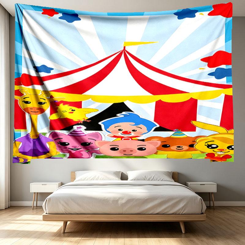 Plim Plim Print Tapestry - Portable Wall Decor Cloth, for Home, Dorm, Travel, Bedroom, Living Room - Ideal Birthday Housewarming Gift