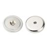 Nickel-Plated Neodymium Iron Boron Magnet with Internal Thread for Door & Window Fixing