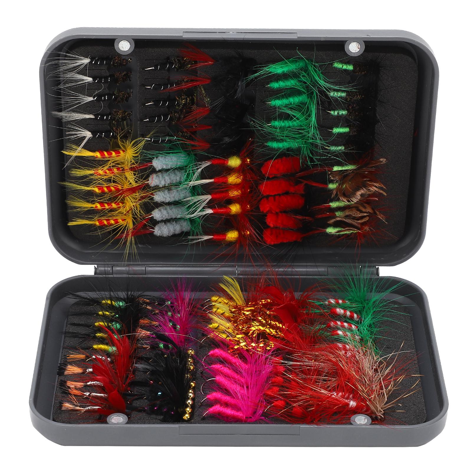 

100 шт. нахлыстовая приманка для моделирования насекомых, изысканная водная поверхность, летающая приманка, рыболовный инструмент