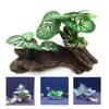 Aquarium Simulation Plant Plastic Artificial Turtle Tree Trunk Plant  Plant Fish Tank Grass Wood Decoration Underwater Plants