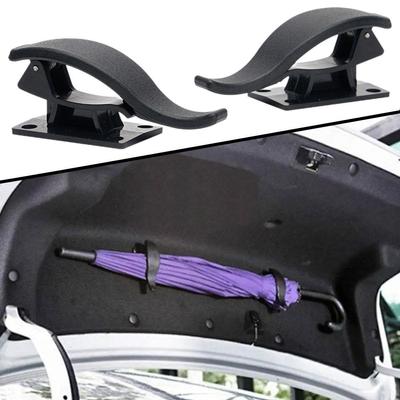 Car Seat Back Hook Multi-purpose Trunk Umbrella Holder Interior Back Car Fixing Bracket Hook Car Storage Umbrella Car Seat H2F2