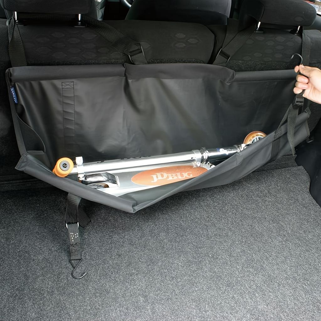 Universal Adjustable Car Trunk Organizer Backseat Storage Bag Net High Capacity Multi-use Oxford Automobile Seat Back Organizers