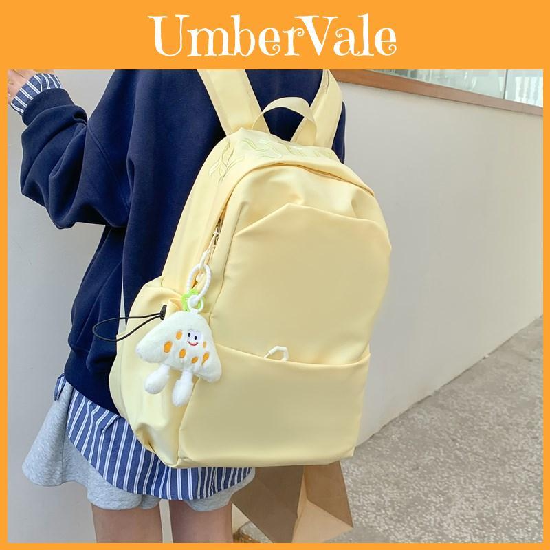 Nylon Large Capacity Backpack For Teens With Waterresistant Design And 14in Laptop Storage