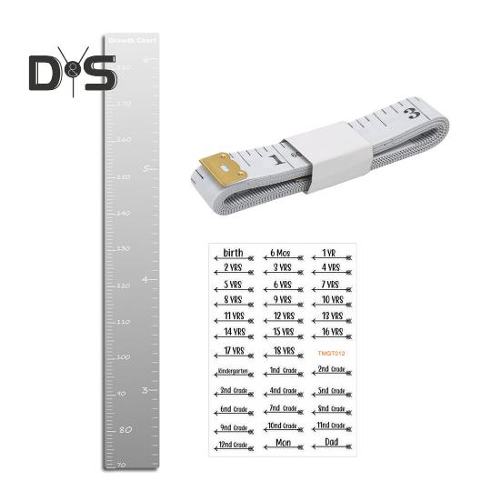 

Акрилове дзеркало Діаграма росту дітей Дитяча кімната Дитяча спальня Від немовлят до дорослих Хлопчики Дівчата Настінне зрощування Лінійка для вимірювання висоти F