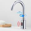 Induction Water Tap Automatic Infrared Sensor Faucet Sink Faucets Single Cold Water Deck Mounted