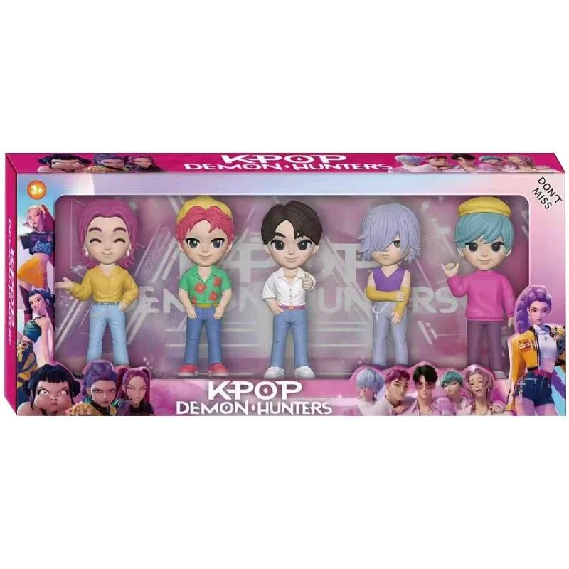 

NEW Kpop Devil Hunter Rumi Zoe Mira anime polyvinyl chloride character collection desktop trinkets Childrensadult New Yeargift