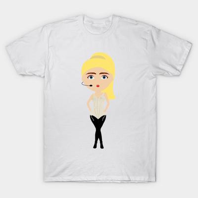 T-Shirt Damen Blond Ambition Harajuku Print Kawaii T-Shirt Sommer Kurzarm Damen T-Shirt Top Tee