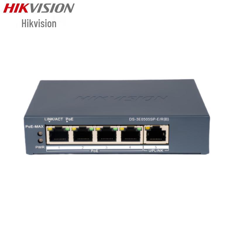 

Hikvision 5-Port Gigabit PoE Switch CN plug (adapter included)