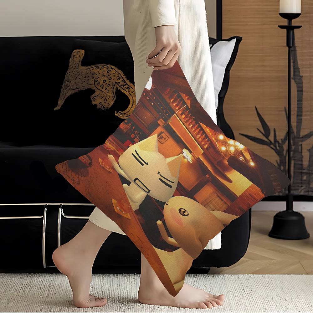 Cartoon Inoue toro Cute Cushion Cover Polyester Sofa Cushions Decorative Throw Pillows Home Decoration Pillowcover