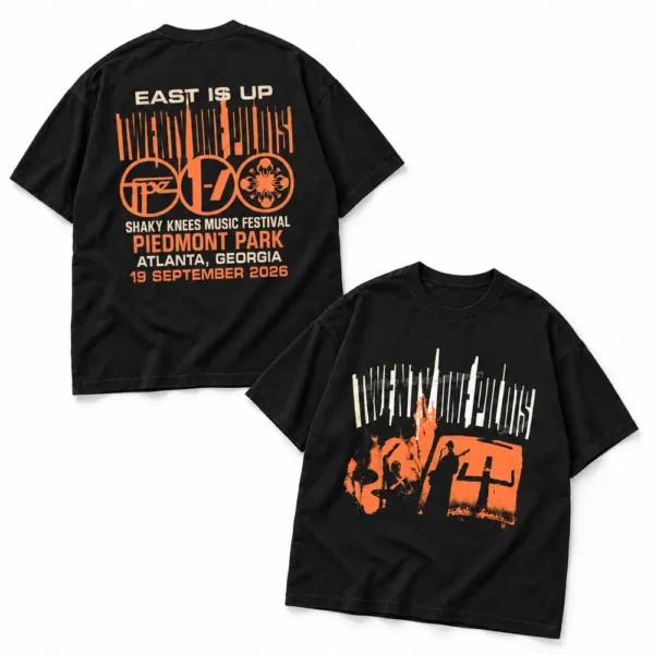Twe,nty One Pi,lots Oceans Calling Festival On September 19, 2026 Merch T-Shirt