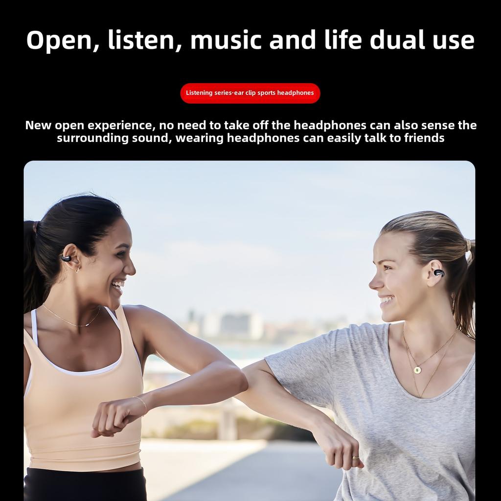 Die neuen kabellosen TWS-Knochenleitungs-Sport-Bluetooth-Kopfhörer sind nicht schädlich für die Ohren
