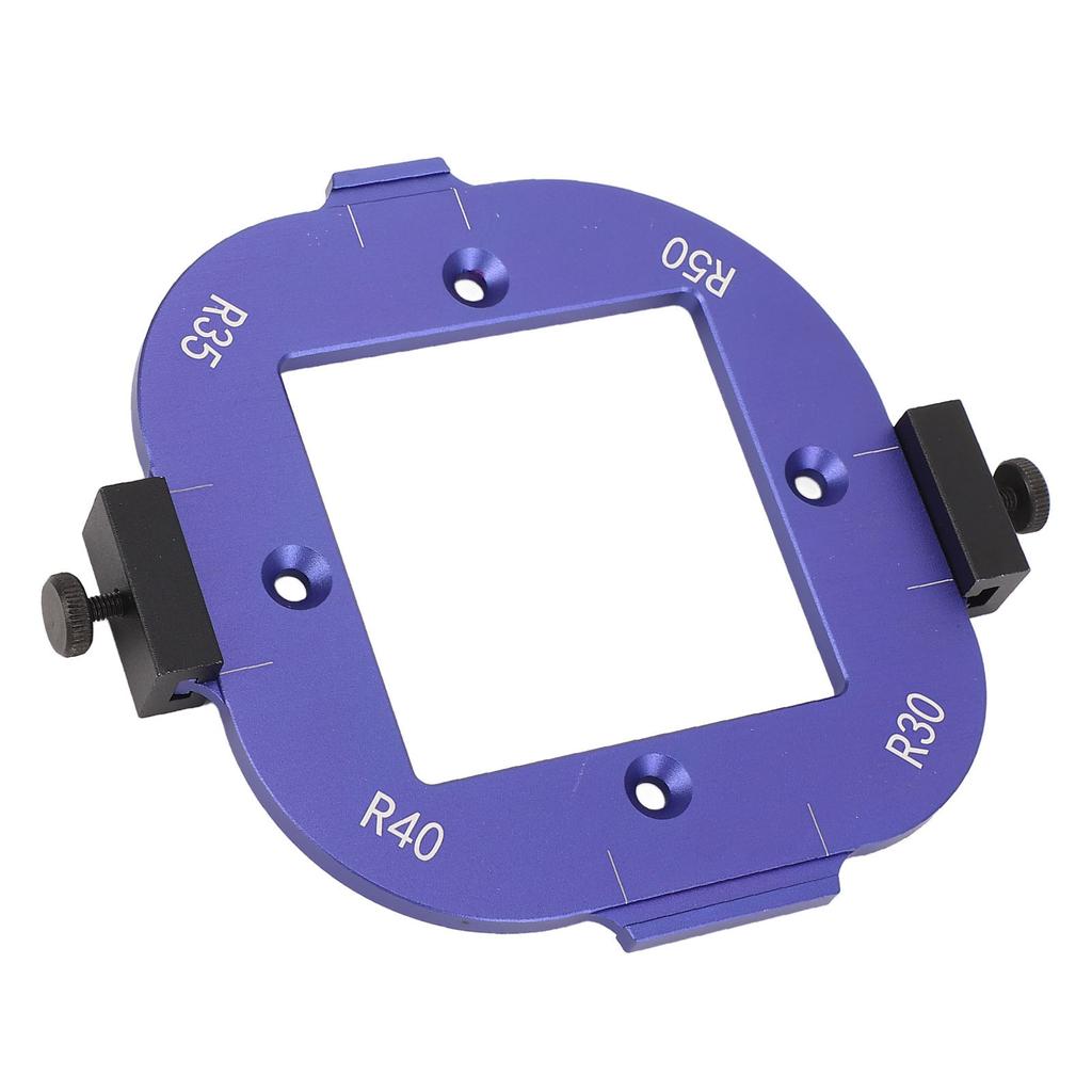 Round Corner Radius Template Woodworking Router Table Jig R30 R35 R40 R50 Angle Trimming Cutter