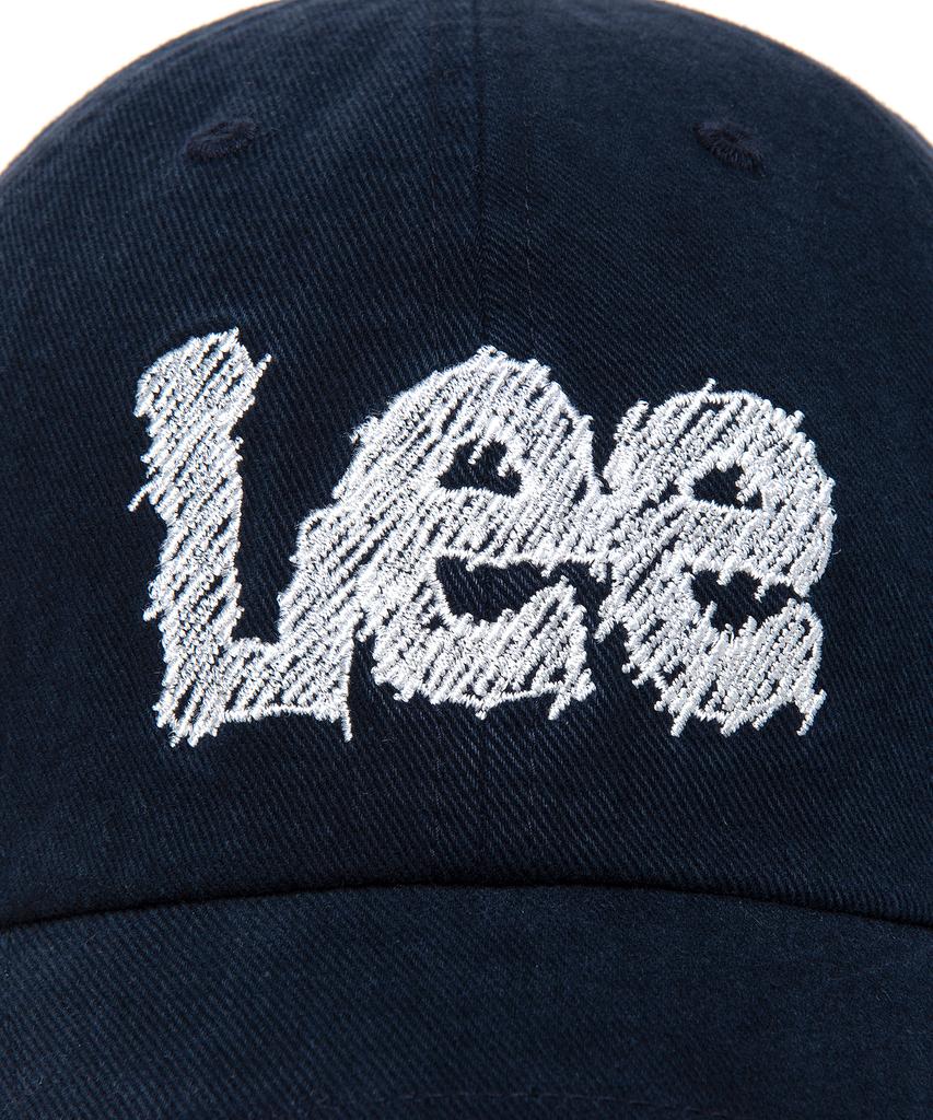 LEE Drawing Twitch Logo Cotton Ball Cap Navy