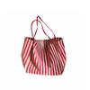 Large Capacity Classic Vintage Striped Shoulder Bag Simple Canvas Bag Tide Bag