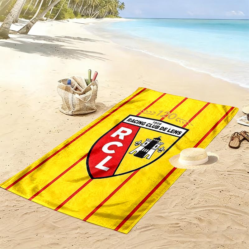 RC Lens Print Beach Towel, Large Soft Quick Dry Towel for Beach Camping Swimming