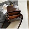IELGY Autumn Winter Retro Ladies Messenger Bag All-Match Portable Small Square Bag