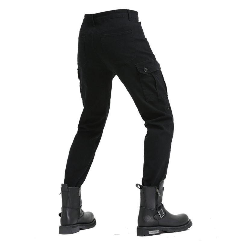Mens Motorcycle Riding Pants With Crash Protection Cotton Tactical Gear Street Touring Off-Road Use