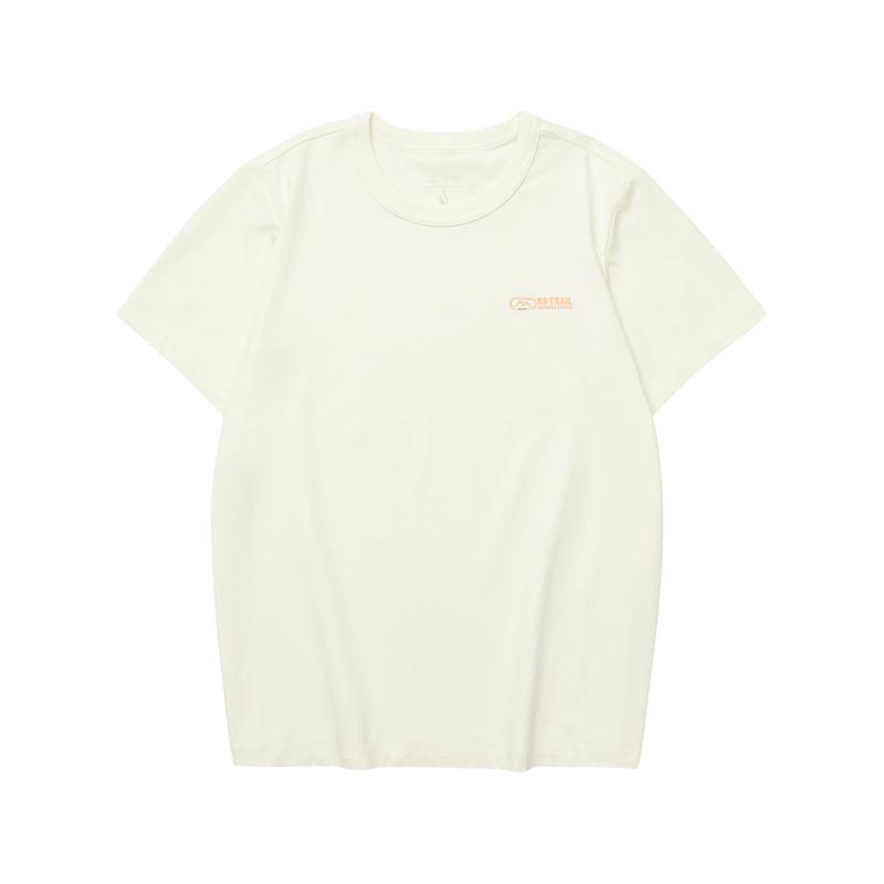 Skechers Sports Life Outdoor Simple Letter Casual Comfortable Knitted Round Neck Breathable Short Sleeve T-Shirt Women T-Shirts L324W029-00NA M