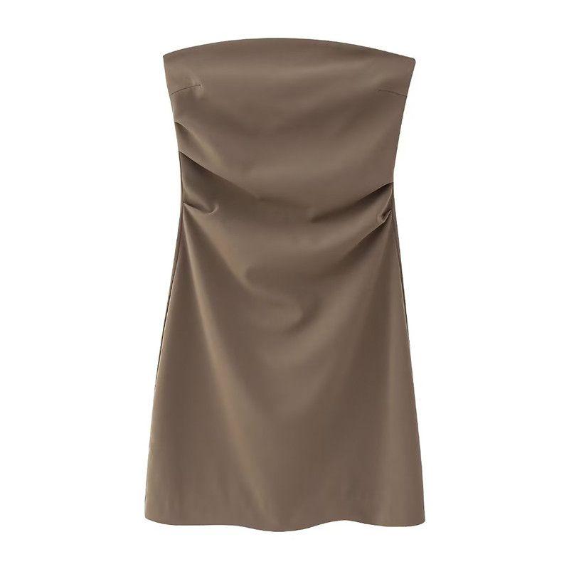 Fashion Style Summer New Fashion Women's Clothing Silm All-Matching Tube Top Dress Short Skirt 4661358 717