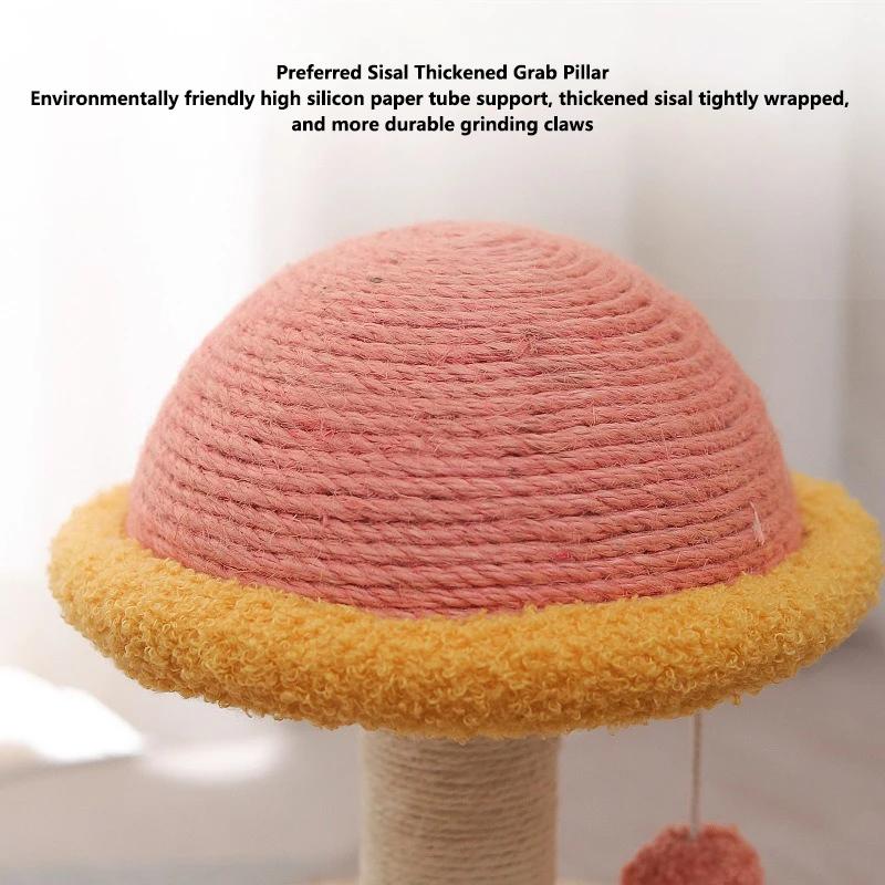 New Pet Solid Wood Carousel Cat Toys Teasing Cats Since Hi Sisal Claw Grinding Teasing Toys Cat Scratching Board Pet Supplies