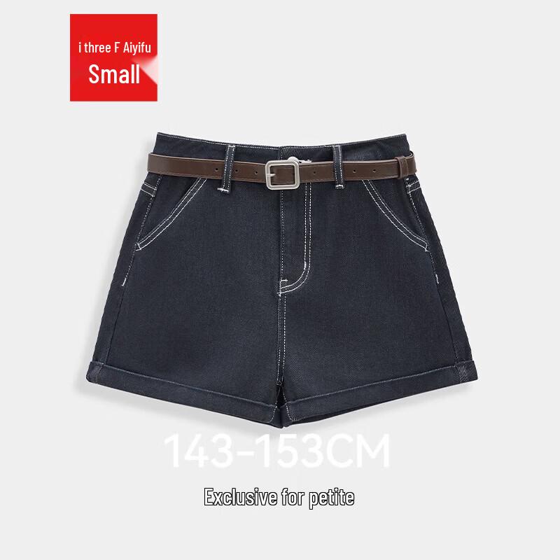 IEF Petite Retro Casual Denim Shorts L