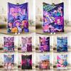 KPop Demon Hunters The Colorful Anime Girl Pattern On the Blanket Is Comfortable and Fashionable At Home