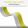Feather Yarn Weave Nylon Strap For Xiaomi Band 10 Pro Replaceable Breathable Bracelet for Redmi Watch 6 5 4 Mi Band 9 Pro/Mi 8 Pro Sport Wristband