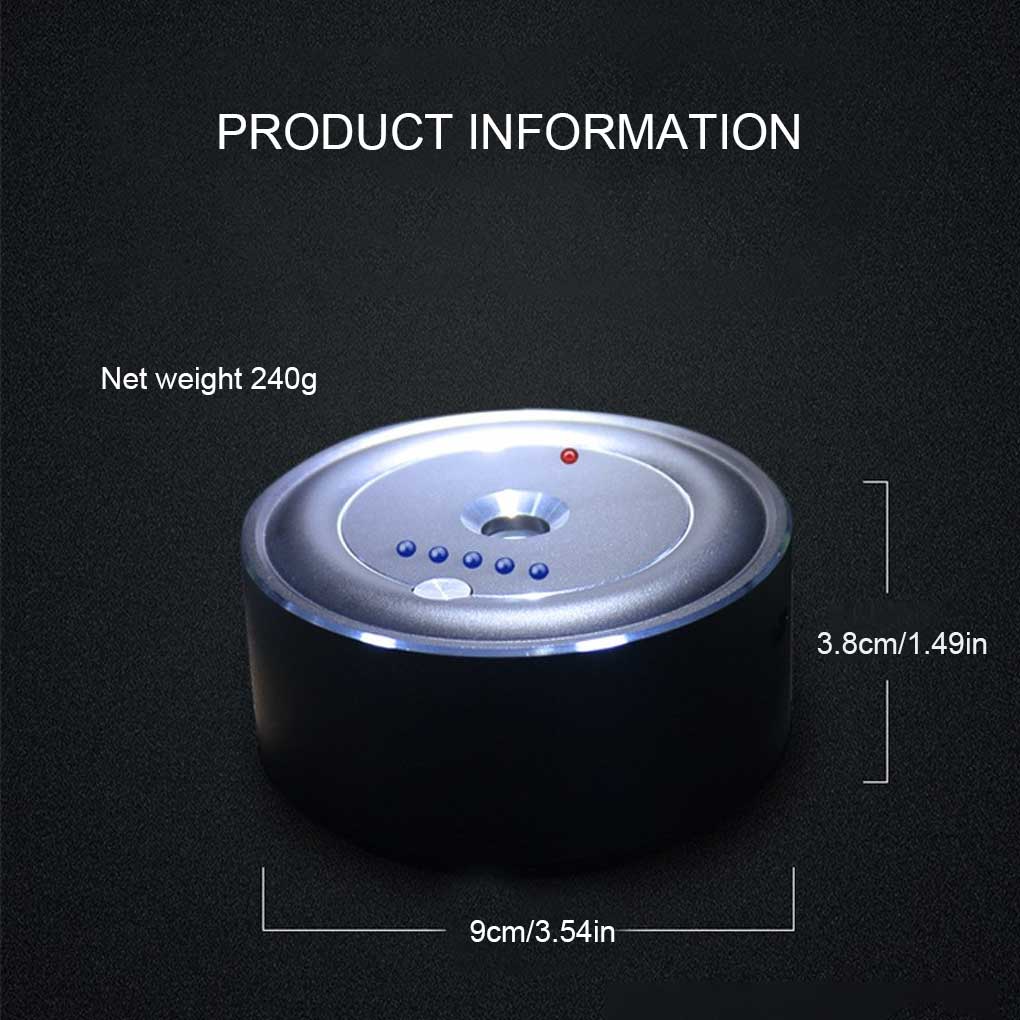 Difuzor de aromă cu ulei esențial pentru mașină automat universal, cu 5 trepte de viteză reglabile, odorizant de aer, mașină de parfumat