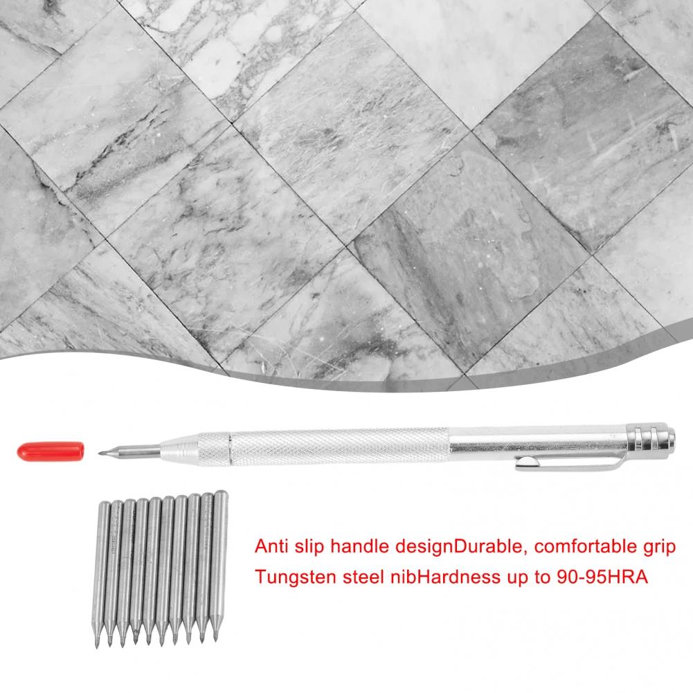 Pluma de Caligrafía Punta Cortador de Azulejos Máquina de Corte de Tungsteno