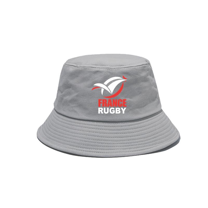 France Rugby Bucket Hat Cap Unisex Women Unisex Panama Cap Outdoor Summer Adjustable France Rugby Bob Caps MZ