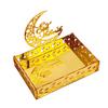 Eid Candy Tray Table Decoration Snack Dishes Box Islam Muslim Festival Party Supplies Ramadan Acrylic Holder Home Decor Supplies