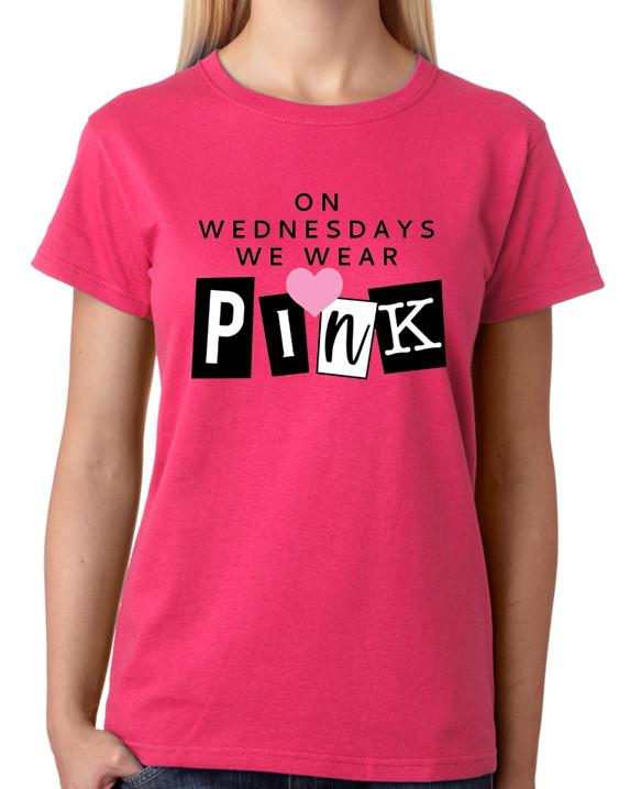 

On Wednesday We Wear Pink Ladies T-Shirt L