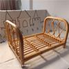 1pc Handmade Vintage Rattan Posing Bed Infant Photography Prop Studio Photo Background Accessory Baby Boy Girl Photo Shoot Tool