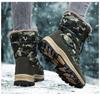 Women Winter Plus Velvet Snow Boots Casual Suede Lace Up Warm High Cotton Shoes Large Thick Bottom Camouflage Shoe