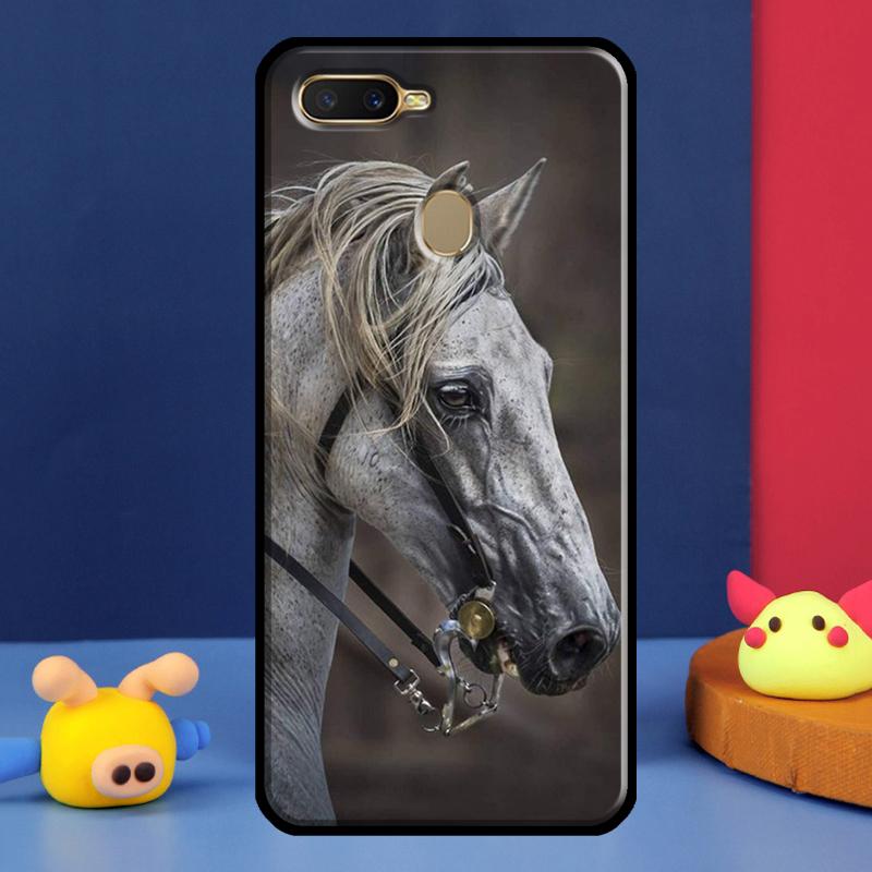 Horse Animal For Oppo A54 A57 S A78 A58 A98 A5 A9 A91 A15 A16 A17 A52 A72 A76 A96 A74 A94 A77 Phone Case