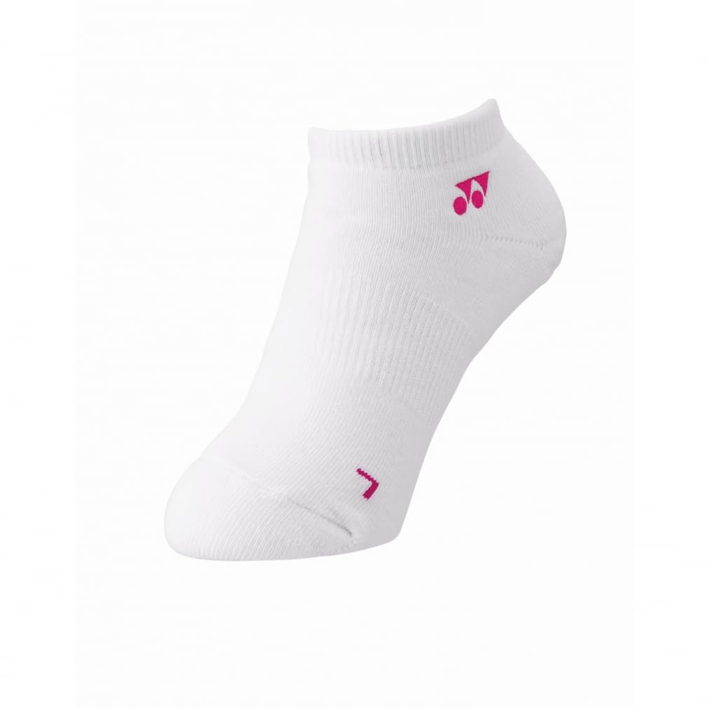 

Yonex Sneaker In Free Size Women s Socks, 29121, White/Pink (062),