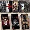 Templar Knight Case For Huawei P30 Lite P40 P20 P50 Pro Nova 5T P Smart 2021 2019 Cover For Honor 50 Lite