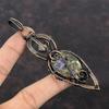 Copper Stichtite Pendant Copper Wire Wrapped Pendant Copper Jewelry Rainbow Moonstone Pendant Handmade Jewelry Gemstone Pendant Gift For Her