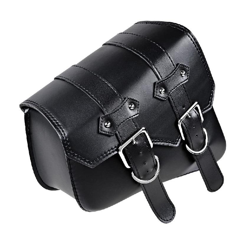 PU Leder Motorrad Satteltaschen Seite Werkzeug Tasche Tasche Gepäck Sattel Tasche Tasche Links/Rechts Für Harley Sportster XL 883 1200 48 72