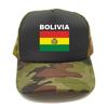 Bolivia Flag Trucker Cap Summer Unisex Cool Hat Baseball Cap Unisex Outdoor Mesh Net Caps