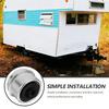 4Pcs Trailer Bearing Dust Cap Wheel Hub Grease Cap Anti- Trailer Axle Cover Trailer dust covers for Rvs TrailerReplacement