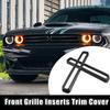 Front Grill Grille Insert Cover Trim Accessories for Dodge Challenger 2015-2023