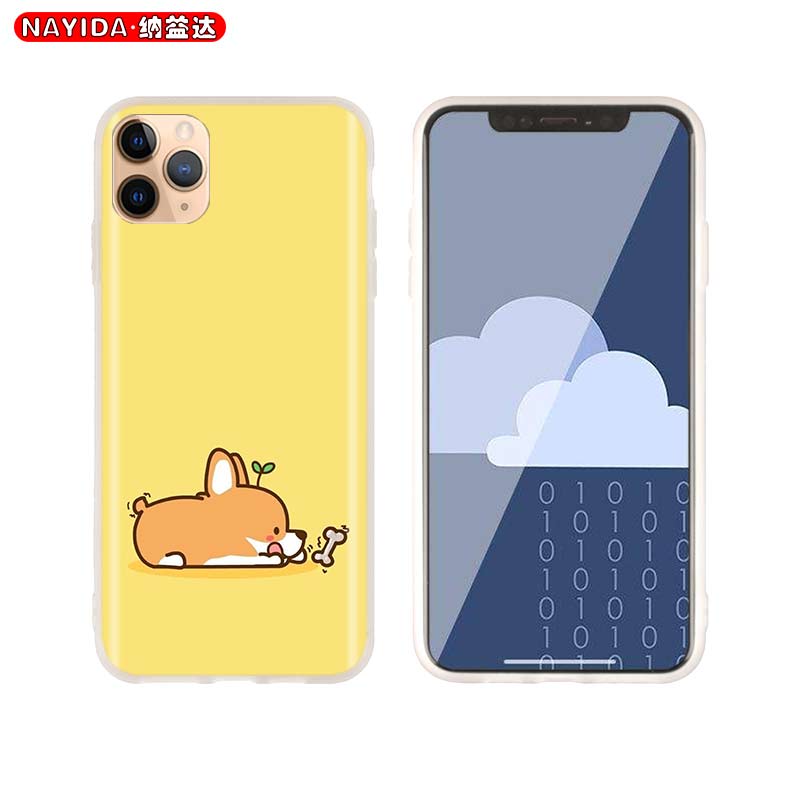 Husa din silicon moale pentru iPhone 13 11 12 Pro X XS Max XR 6 6S 7 8 Plus SE Mini Husa Cute Pug Dog